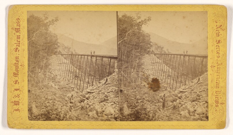 Frankenstein Trestle Work. (D.) [White Mountain, New Hampshire]