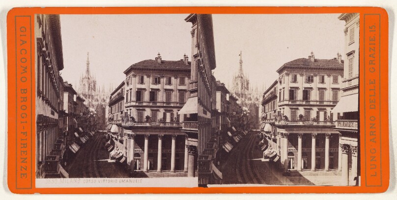 Milano. Corso Vittorio Emmanuele.