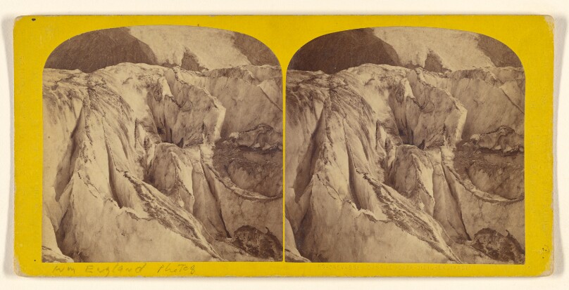 Crevasses dans le Hoher-Gleicher, Tyrol.