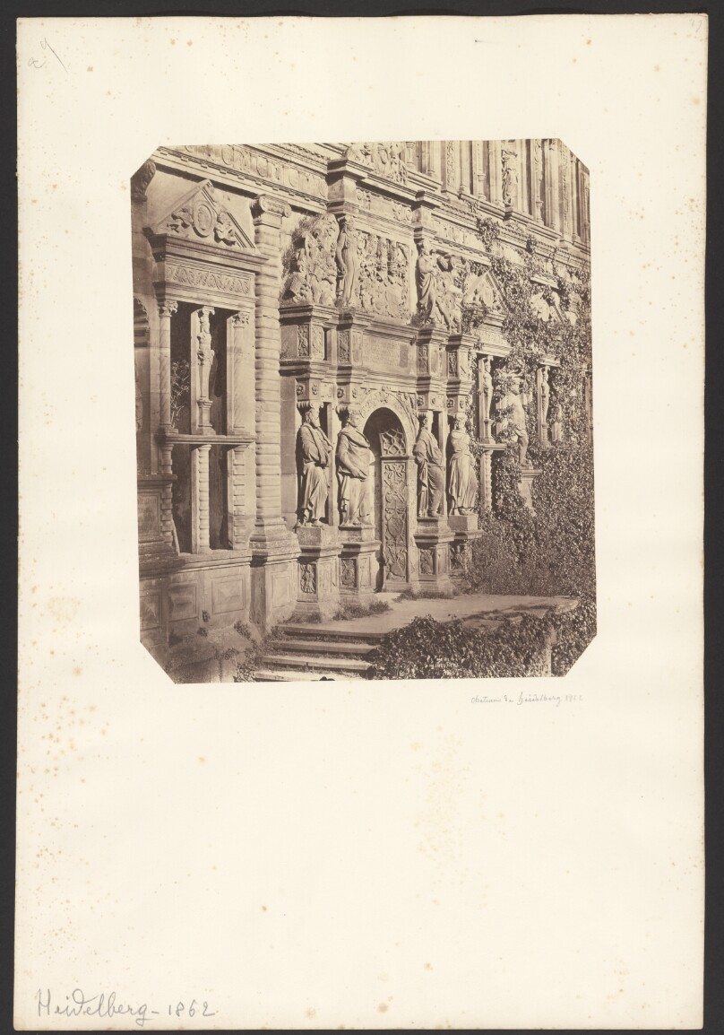 [Exterior wall of Heidelberg Castle]