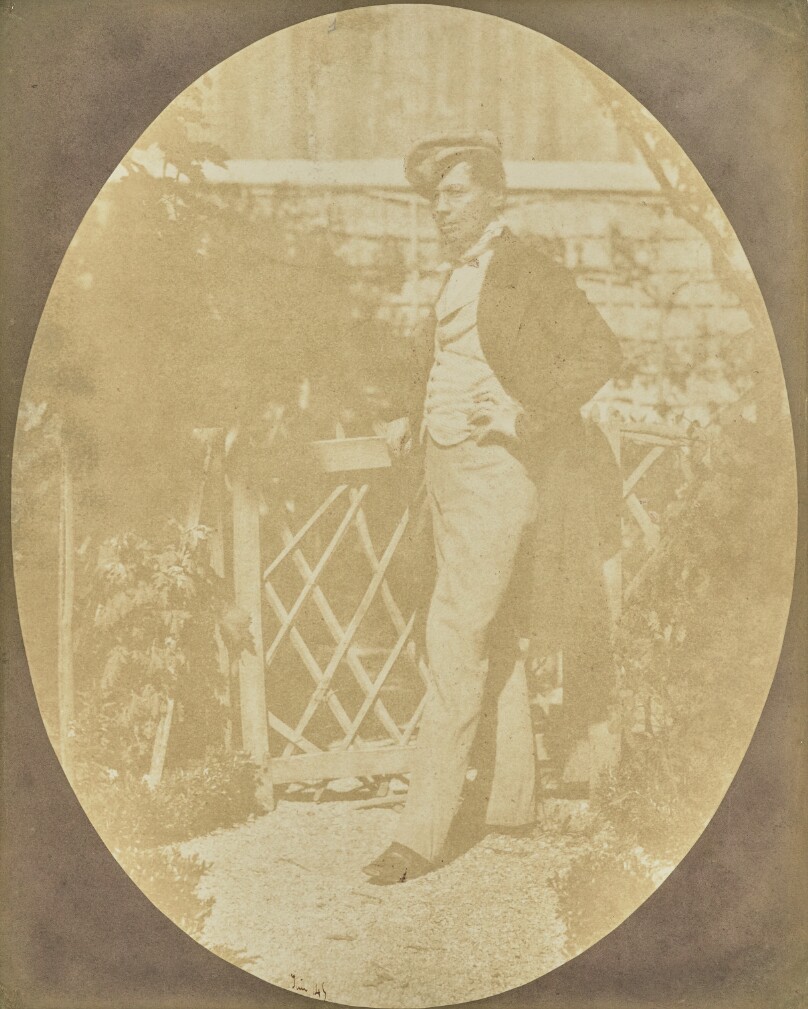 [Self-Portrait in the Garden]