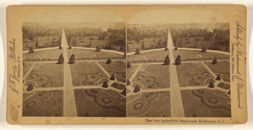 View from Agricultural Department, Washington, D.C.