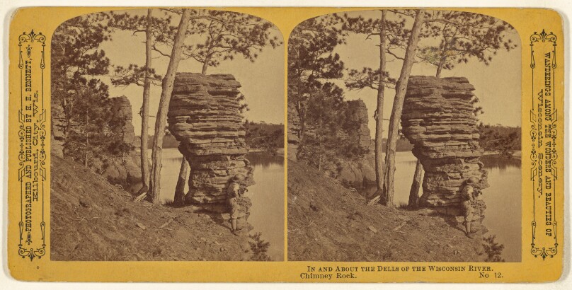 Chimney Rock. [Wisconsin Dells]