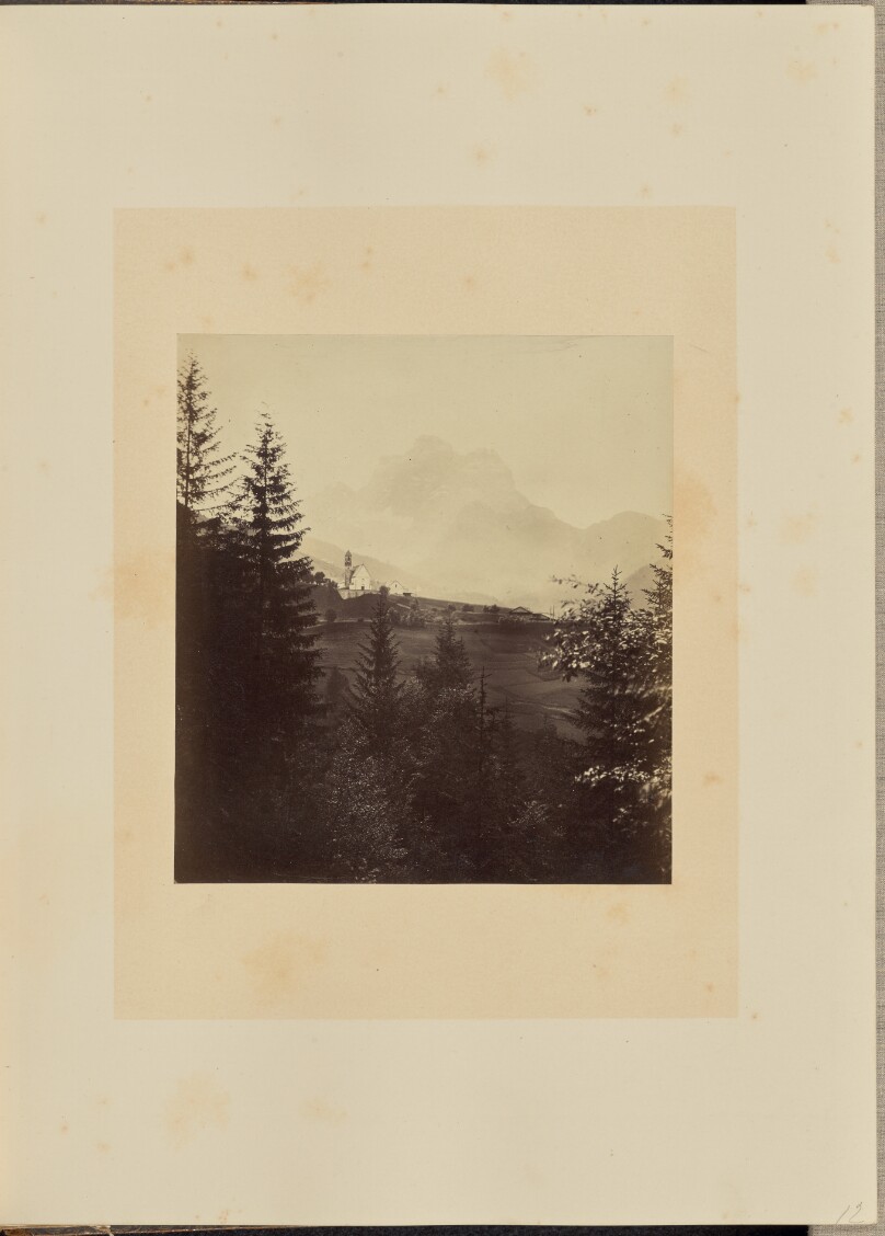 The Sasso de Pelmo, From Below Santa Lucia, Venetia
