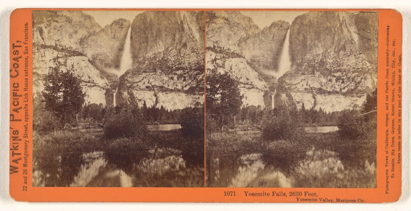 Yosemite Falls, 2630 feet, Yosemite Valley, Mariposa Co.