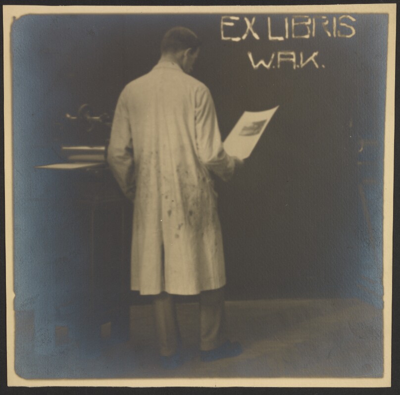 [Book plate for W.A.K.]