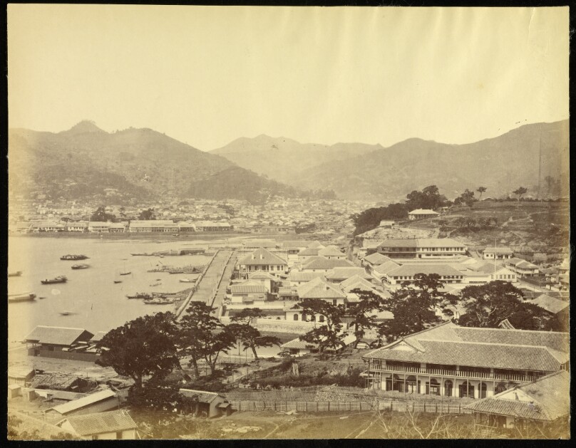 General view of Foreign Settlement and Native Town
