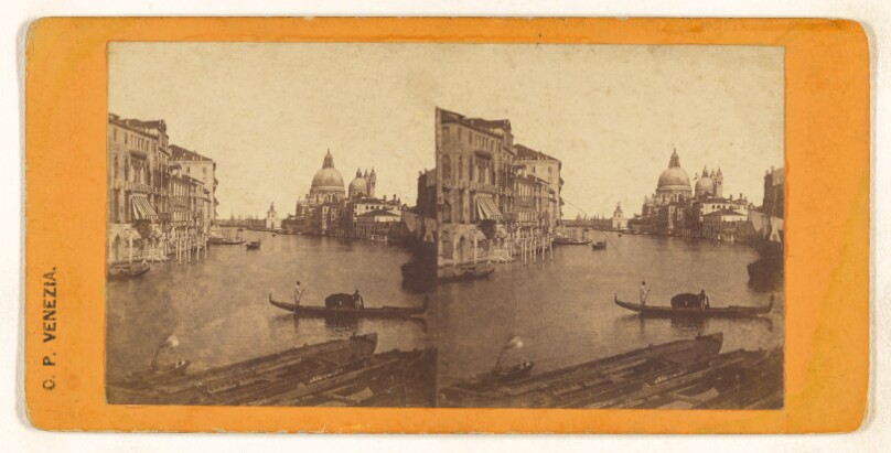 Canal grande dall'Accademia Palazzo Cavalli Santa Maria della Salute