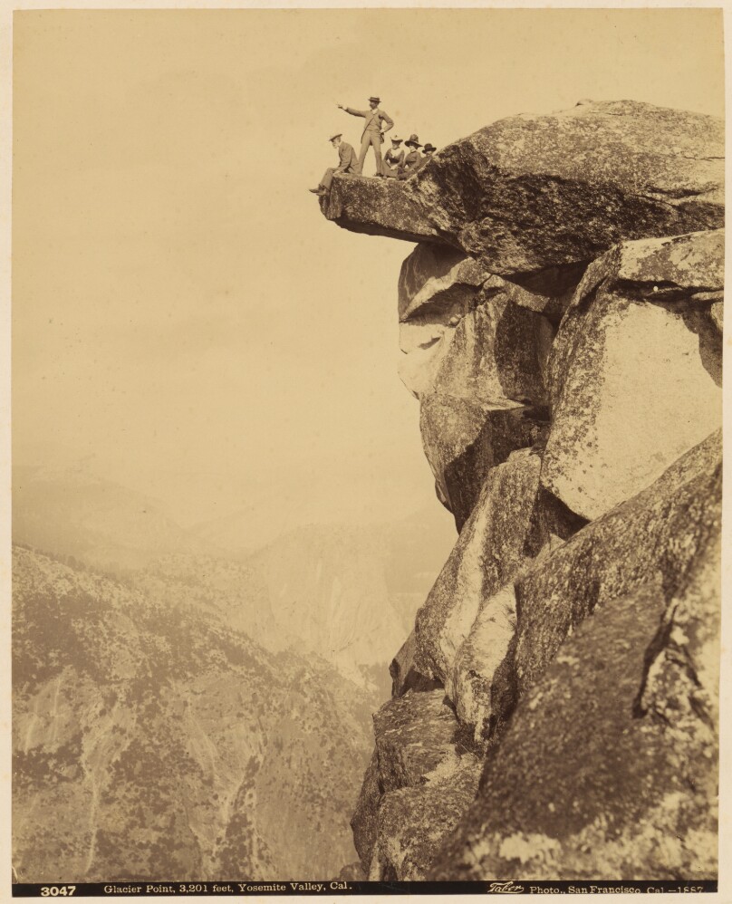 Glacier Point, 3,201 feet, Yosemite, Cal.