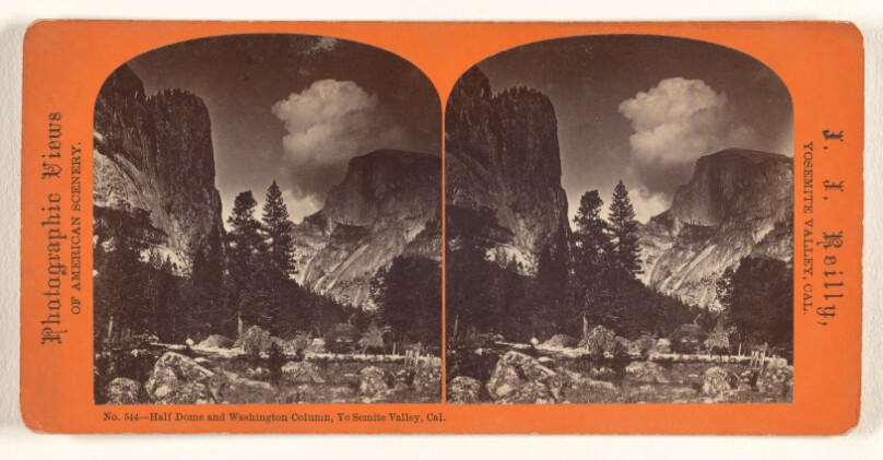 Half Dome and Washington Column, Yo Semite Valley, Cal.