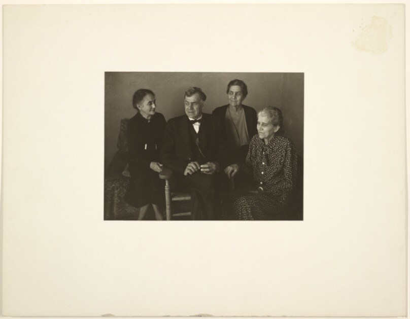 [Four members of the Tresidder family]