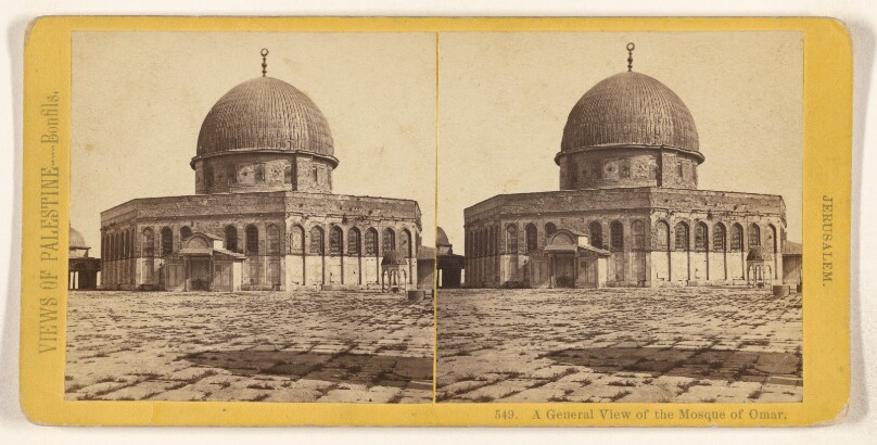 A General View of the Mosque of Omar. Jerusalem.