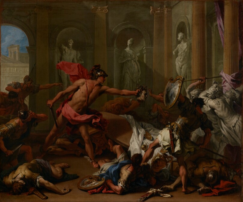 Perseus Confronting Phineus with the Head of Medusa