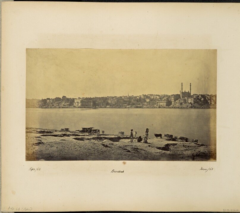 Benares; General View from the opposite bank of the Ganges