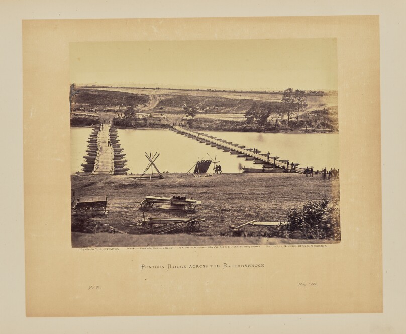 Pontoon Bridge across the Rappahannock