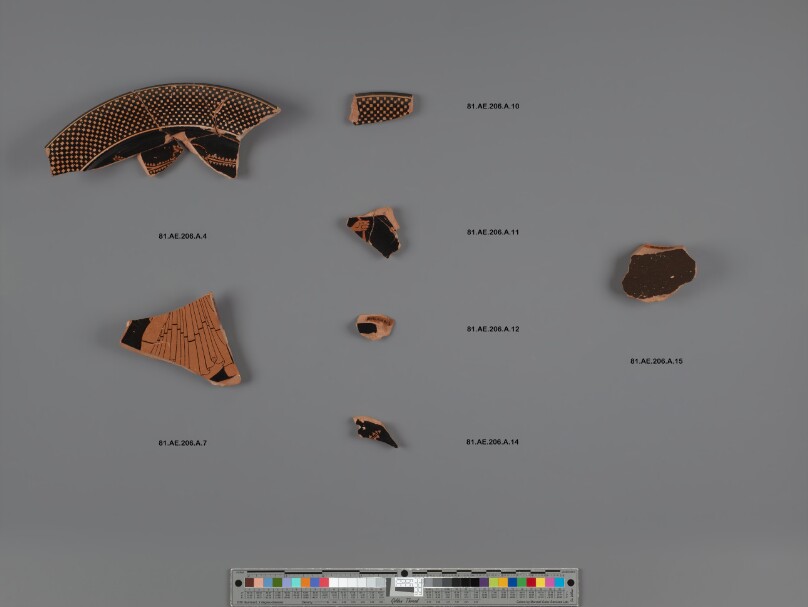 Attic Red-Figure Plate Fragment