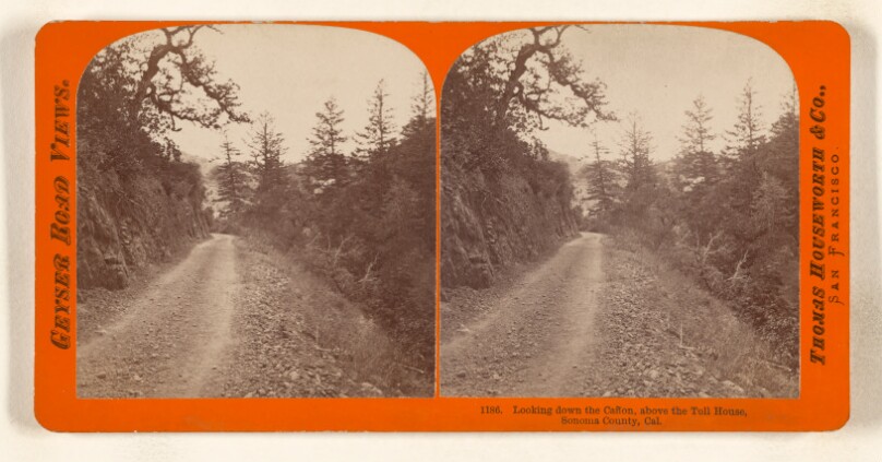 Looking down the Canon, above the Toll House, Sonoma County, Cal.