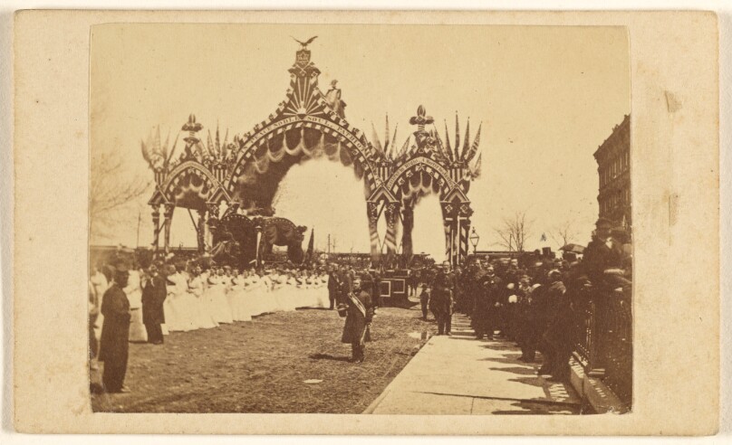 [Funeral procession of Abraham Lincoln]