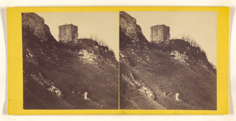 Ruins of the Peveril of the Peak Castle, Castleton.