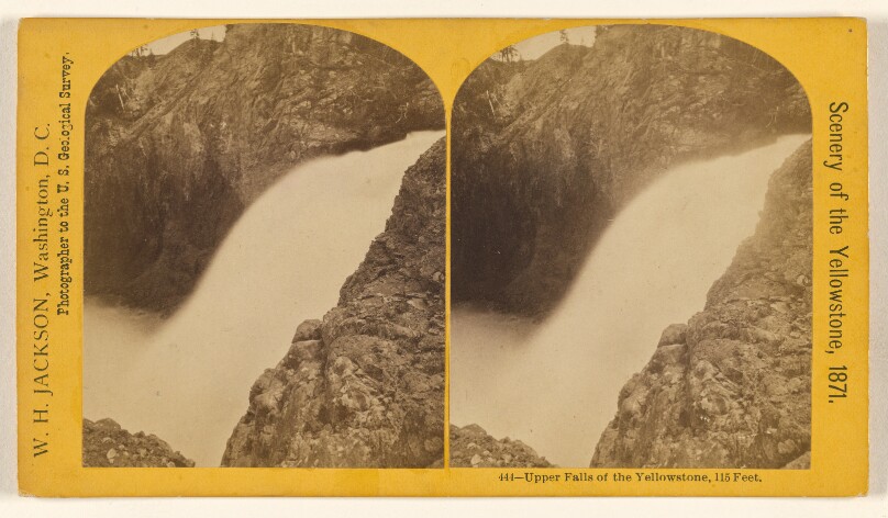 Upper Falls of the Yellowstone, 115 Feet.