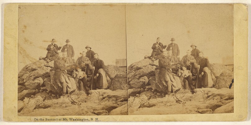 On the Summit of Mt. Washington, N.H.