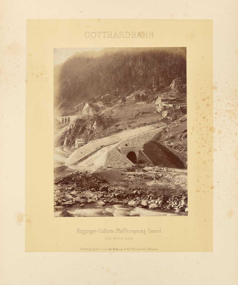 Gotthardbahn: Häggriger-Gallerie, Pfaffensprung-Tunnel und obere Linie
