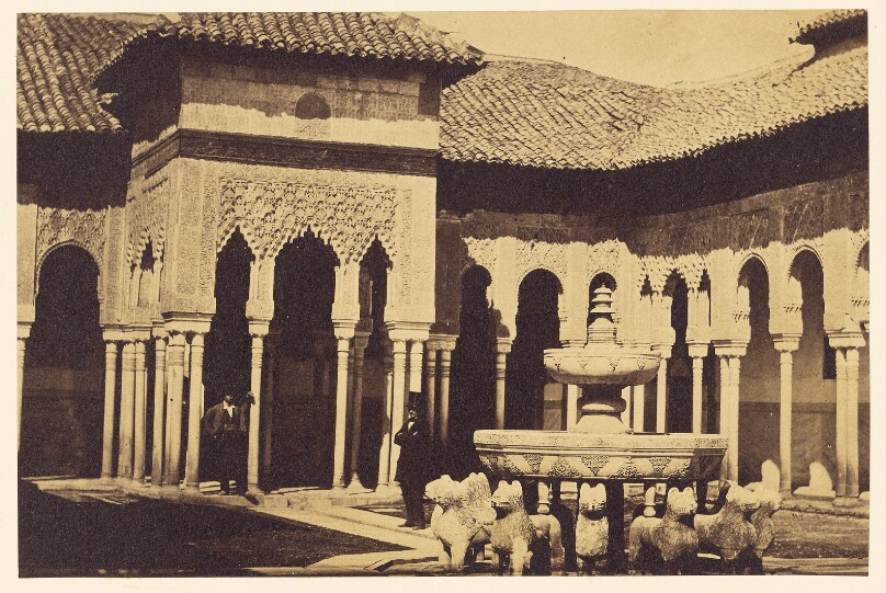 The Court of Lions in the Alhambra, Spain