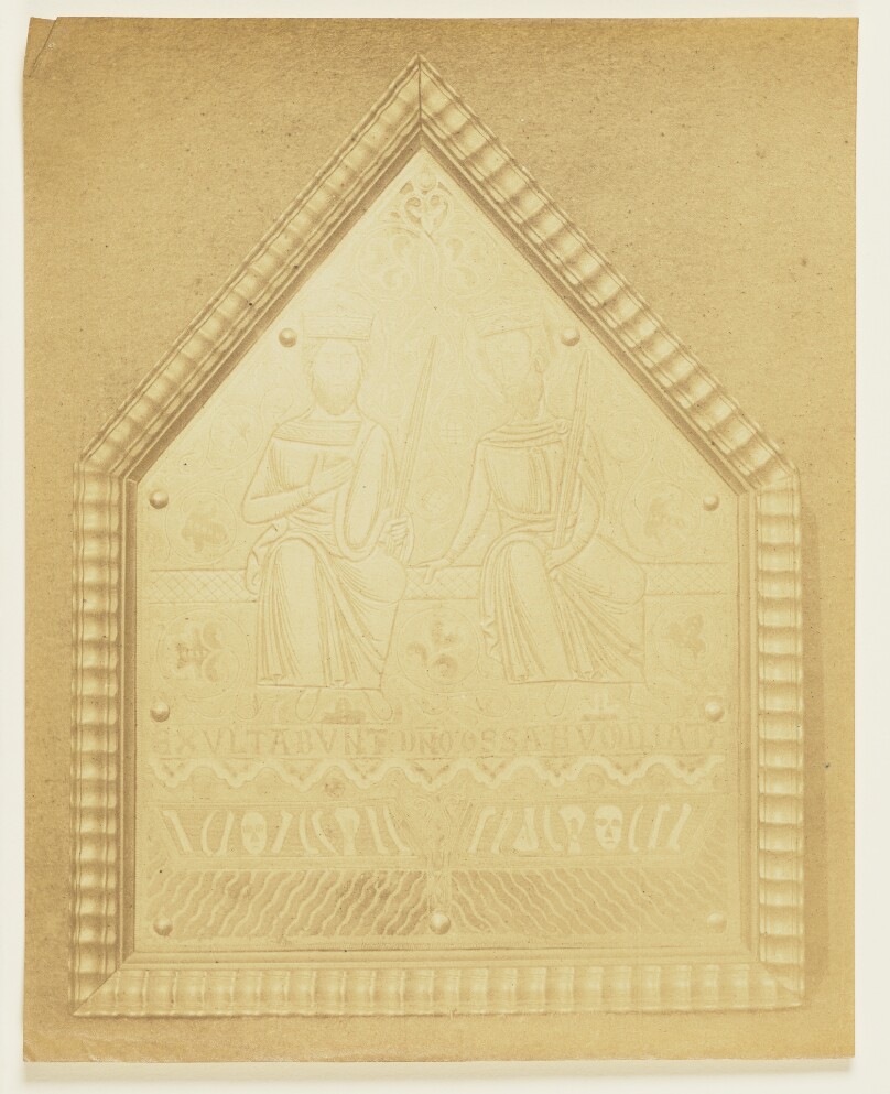 [Enamel from end of châsse]