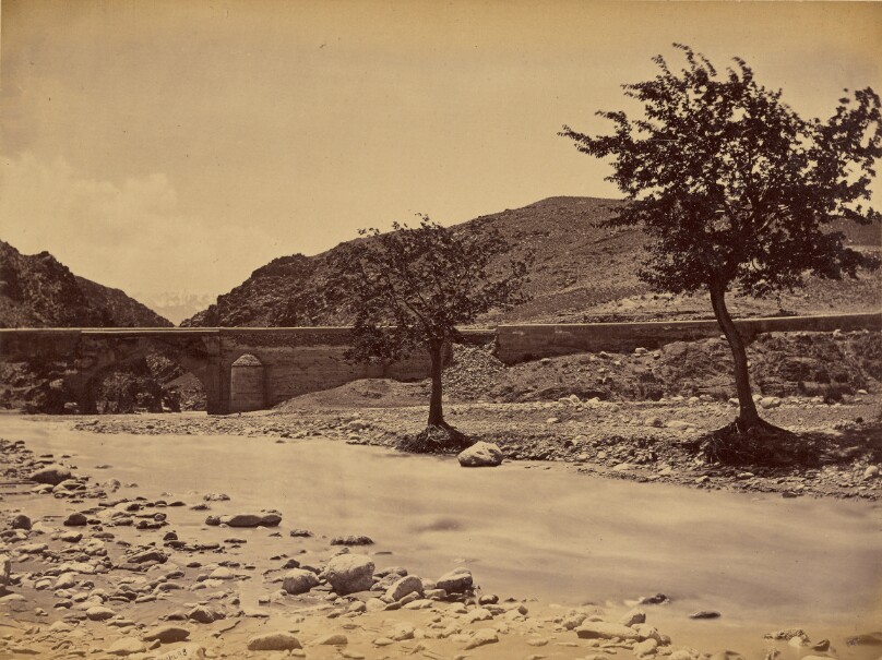 Surakh-aub, the Bridge from across the stream