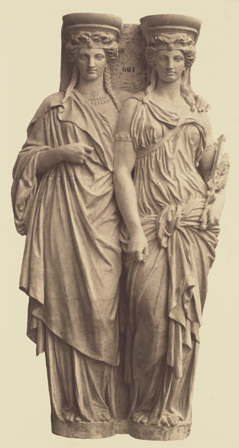 [Caryatids by Astyanax Bosio, Decoration of the Louvre, Paris]