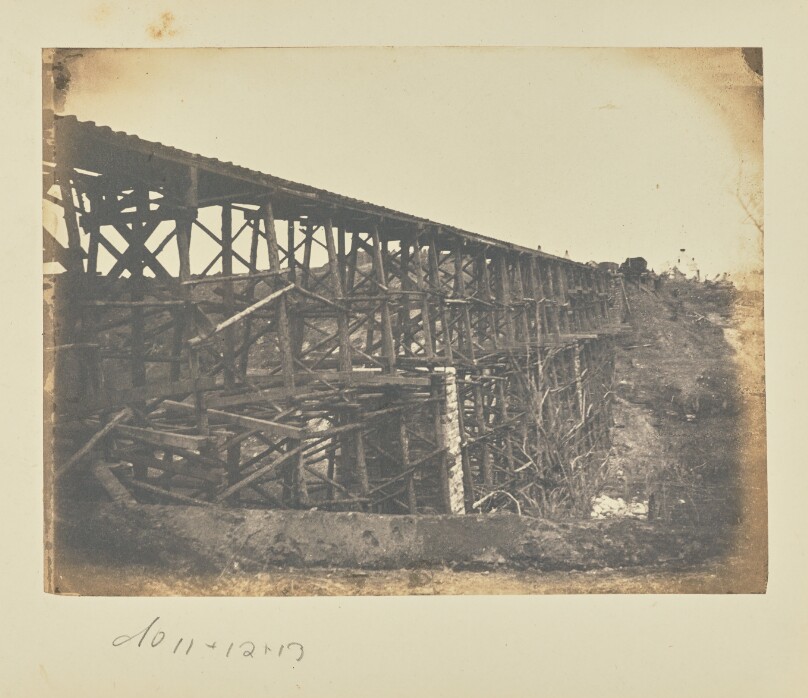 Military Railroad Bridge across Potomac Creek, on the Fredericksburg Railroad