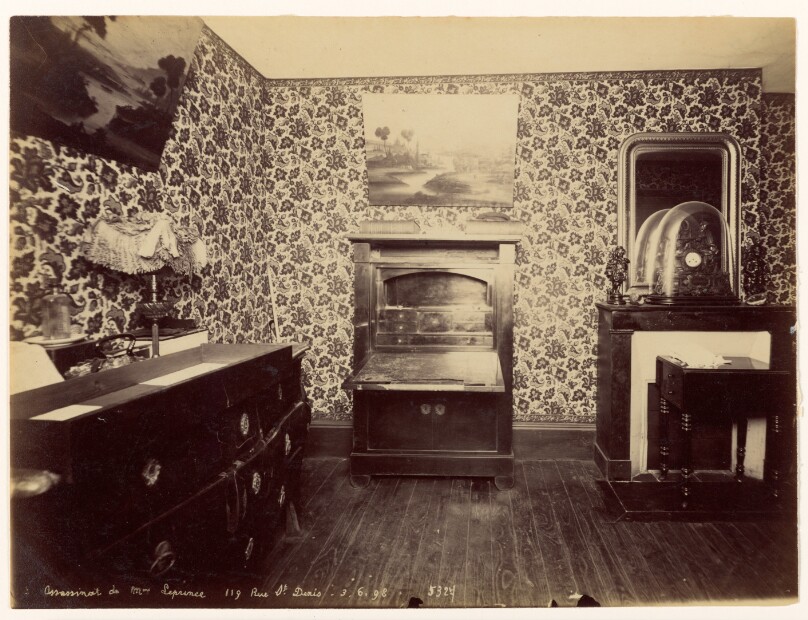 Assassinat de la dame Leprince … Vue de la Chambre à coucher