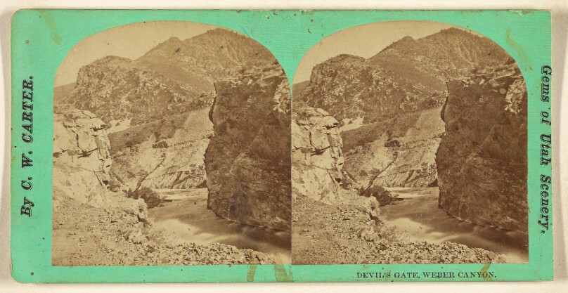 Devil's Gate, Weber Canyon. [Utah]
