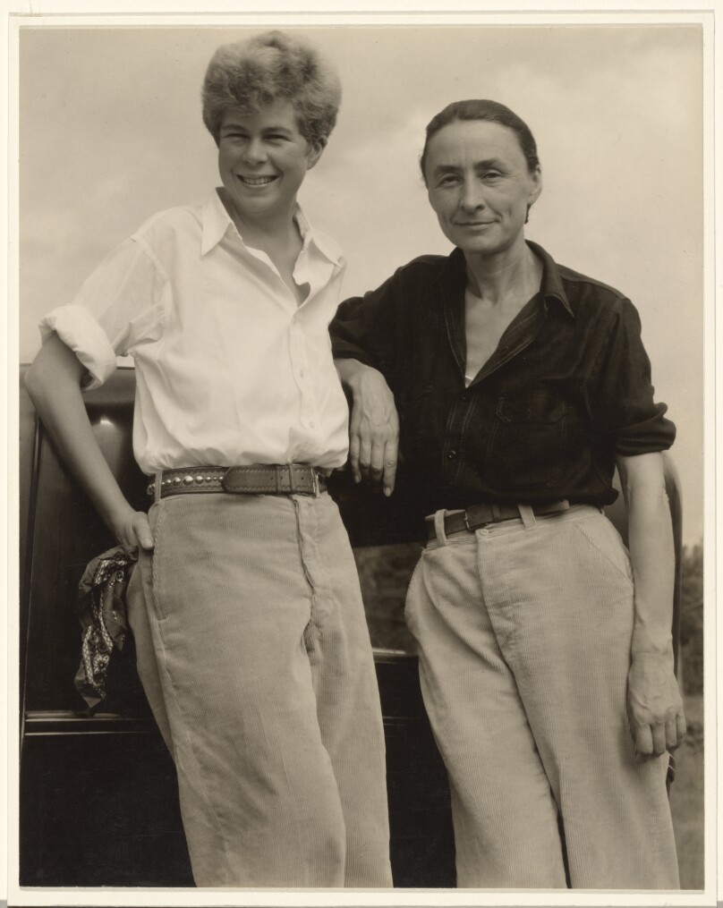 [Georgia O'Keeffe and Georgia Englehard]