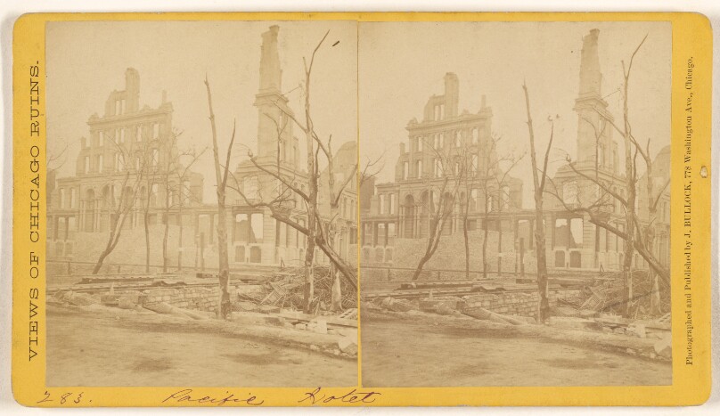 [Pacific Hotel, Ruins of the Chicago Fire, 1871]