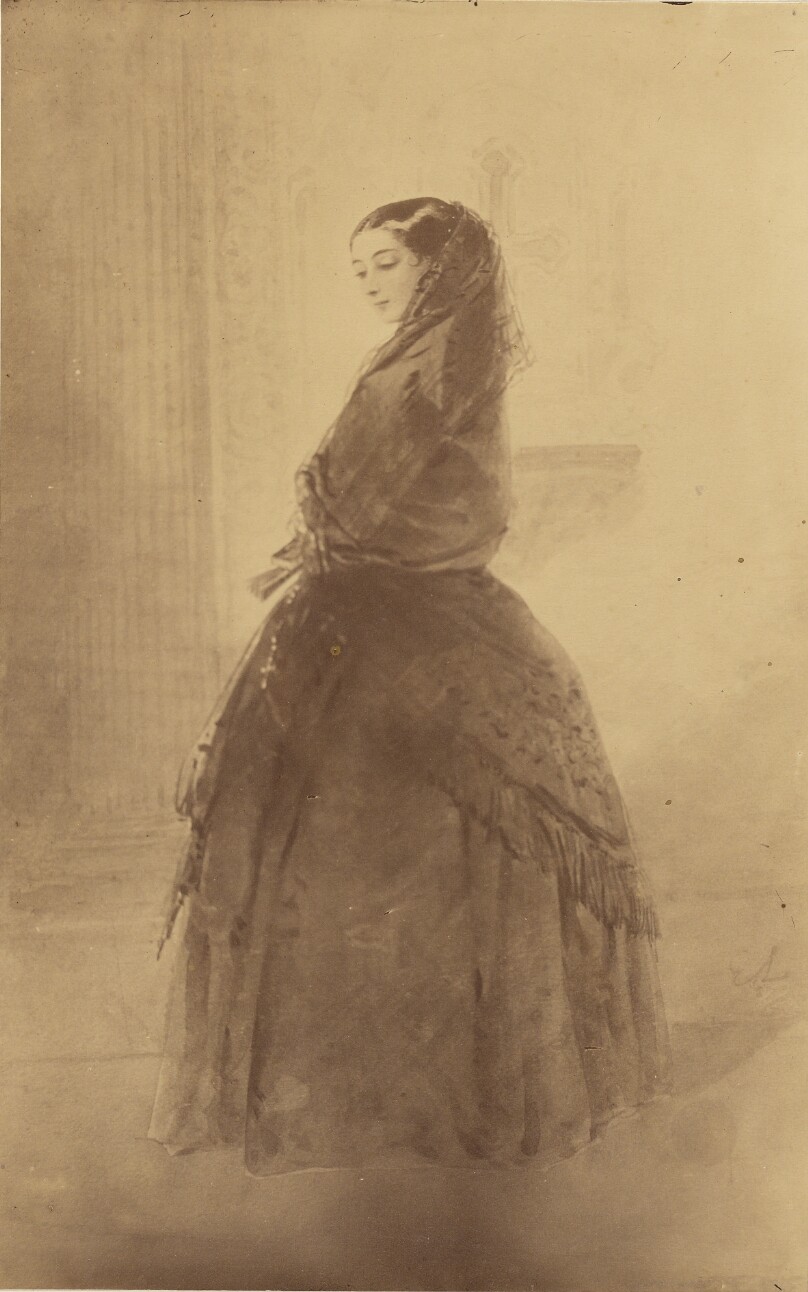 [E.L. painting of Andalusian lady]