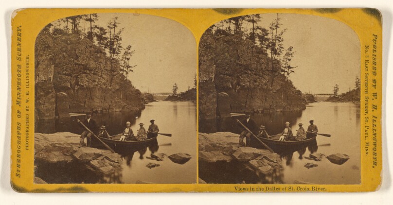 Views in the Dalles of St. Croix River.