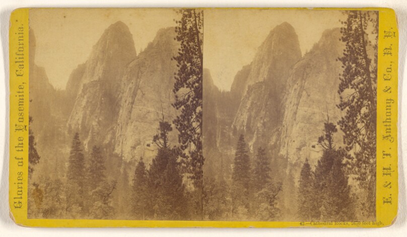 Cathedral Rocks, 2670 feet high. [Yosemite]