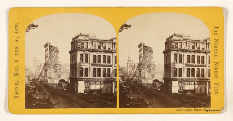 Washington Street. [Boston, Nov. 9 and 10, 1872. The Summer Street Fire.]