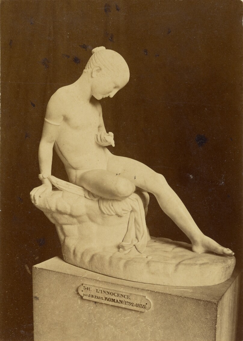 [L'Innocence by J.B.P. Roman, at the Louvre]