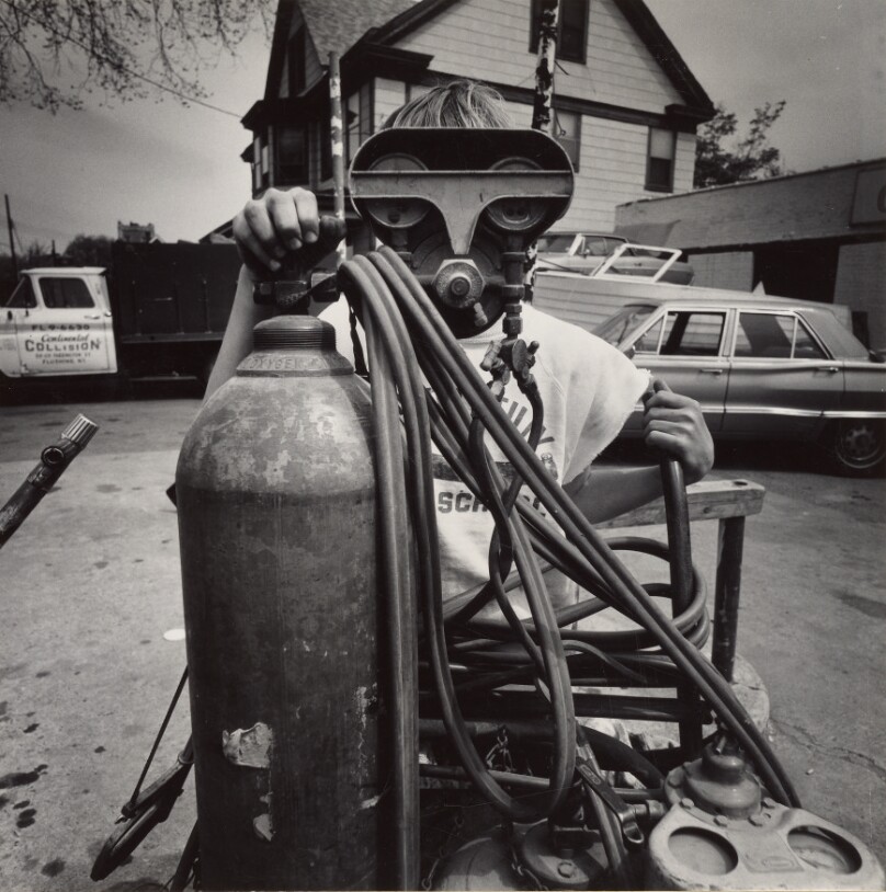 Boy with Oxygen Mask, Staten Island, NY