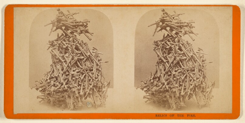 Relics of the Fire. [Chicago, Illinois, October 9, 1871]