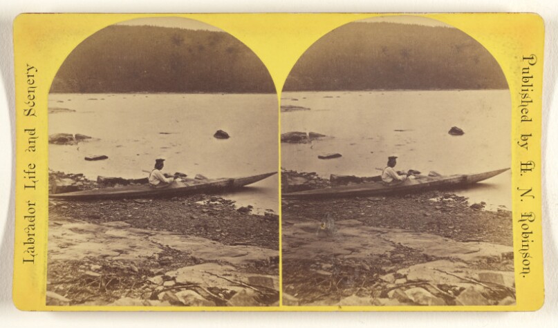 Kayak and boatman.