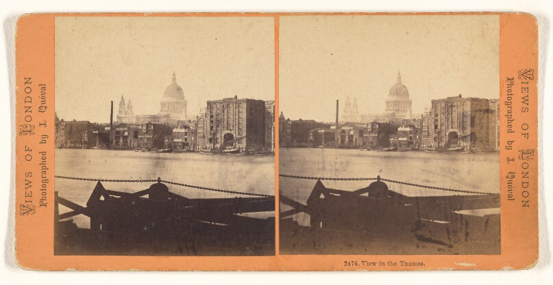 View in the Thames. [London, England]