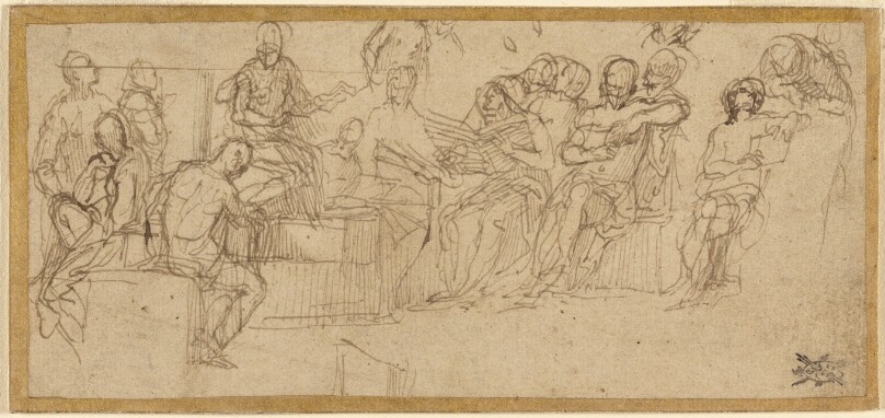 Christ Preaching in the Temple