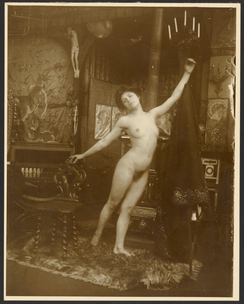 [Nude Female Model as Ballerina, Paris]