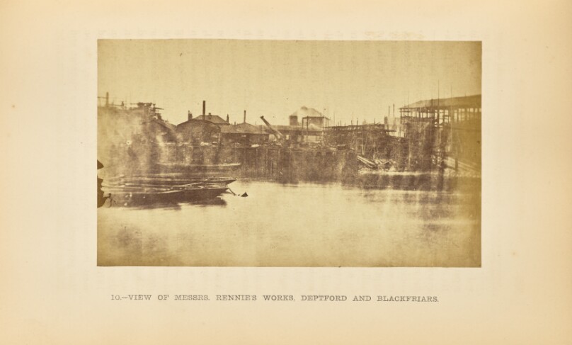 Messrs. Rennie's Works, Deptford and Blackfriars: One View
