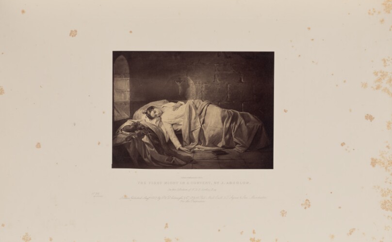 The First Night in a Convent, by J. Absolon