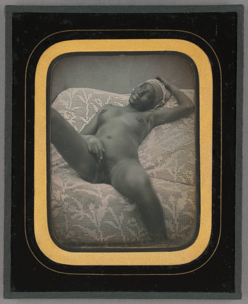 Nude study of a black female