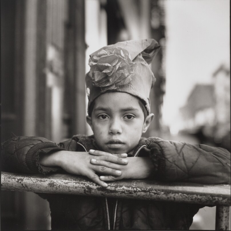 Boy in Birthday Hat, Spanish Harlem, New York